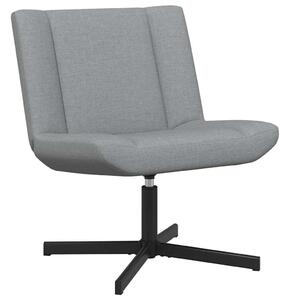 VidaXL Forgószék Világosszürke 63 x 75 x 76 cm szövet