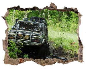 Lyuk 3d fali matrica Jeep erdőben