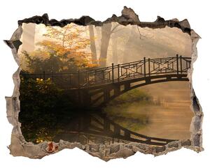 Lyuk 3d fali matrica Régi híd ősszel