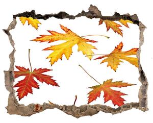 Lyuk 3d fali matrica Őszi levelek