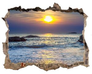 Lyuk 3d fali matrica Sunset tengeren