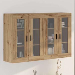 VidaXL Fali Szekrények 2 db kézműves tölgy 69,5 x 34 x 90 cm