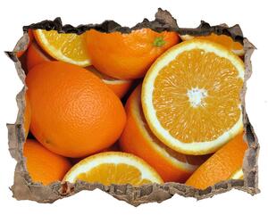 Lyuk 3d fali matrica Fele narancssárga