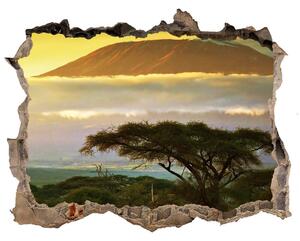 Lyuk 3d fali matrica Kilimanjaro kenya