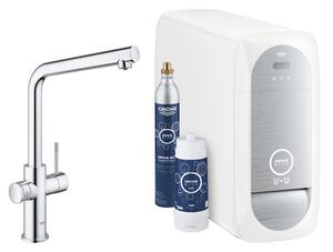 Mosogató csaptelep GROHE Blue Home leeresztőszeleppel króm 31454001