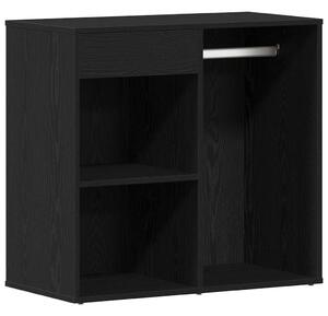 VidaXL Sminkes szekrény Fekete tölgy 80 x 40 x 75 cm Szerelt Fa
