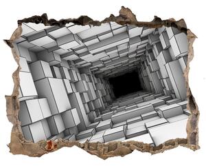 3d-s lyukat fali matrica Tunnel kocka