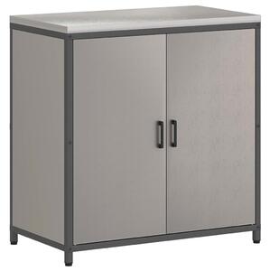 VidaXL Konyhai tárolószekrény HATTEM Rozsdás 90 x 50 x 92 cm Acél