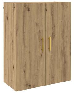 VidaXL Fali szekrény 2 db Artisan tölgy 69,5 x 34 x 90 cm Szerelt Fa
