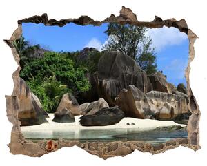3d-s lyukat fali matrica Seychelles panoráma