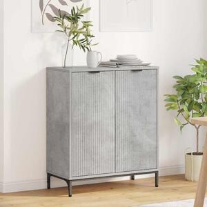 VidaXL Széf Beton Szürke 69,5 x 33 x 82 cm Szerelt Fa