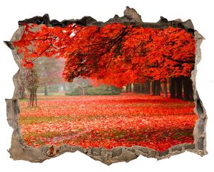3d-s lyukat fali matrica Fák ősszel