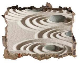 3d-s lyukat fali matrica Zen kövek homok