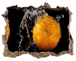 3d-s lyukat fali matrica Narancs és víz