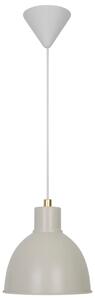 Nordlux Bézs fém függőlámpa Pop 22 cm