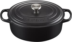 Le Creuset Signature 27cm Öntöttvas Főzőedény 4.1L - Fekete