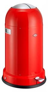 WESCO Kickmaster Soft 33 literes pedálos fém szemetes - Piros