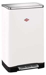 WESCO Big Double Boy 2 x 18 literes pedálos fém szemetes - Matt fehér