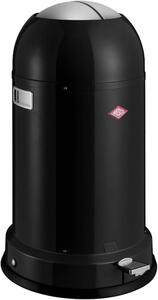 WESCO Kickmaster Soft 33 literes pedálos fém szemetes - Matt fekete
