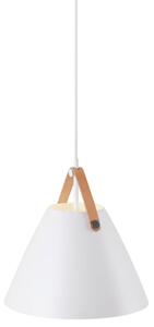 Nordlux Fehér fém függőlámpa Szíj 27 cm