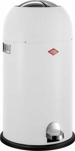 WESCO Kickmaster Soft 33 literes pedálos fém szemetes - Matt fehér