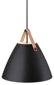 Nordlux Fekete fém függőlámpa Szíj 36 cm
