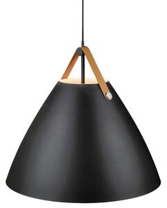 Nordlux Fekete fém függőlámpa Szíj 68 cm