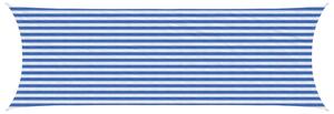 VidaXL Napernyő Vászon Kék és Fehér 2 x 6 m HDPE