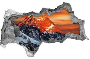 Fali matrica lyuk a falban Everest summit