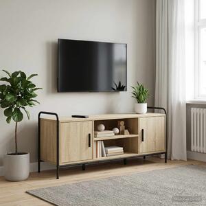 TV szekrény 119 x 33 x 50 cm Sonoma Tölgy