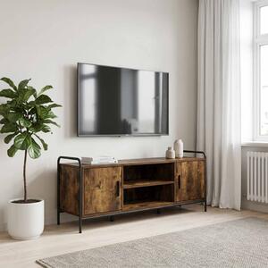 TV szekrény 119 x 33 x 50 cm Füstös Tölgy