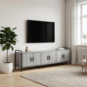 TV szekrény 146 x 33 x 50 cm Szürke Sonoma Szerelt Fa