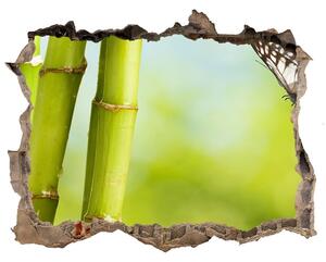 3d-s lyukat fali matrica Bamboo és a pillangó
