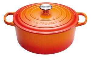 Le Creuset Signature Öntöttvas Lábas fedővel Ø 18cm - Narancs