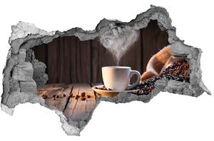Fali matrica lyuk a falban Csésze kávé