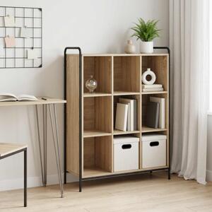 Könyvespolc 57 x 33 x 111 cm Szerelt Fa Sonoma Tölgy