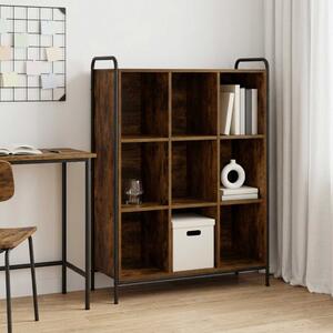 Könyvespolc 57 x 33 x 111 cm Szerelt Fa Füstös Tölgy