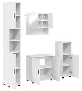VidaXL Fürdőszoba bútor szett 4 pcs Fehér 61 x 35 x 64 cm Faanyag