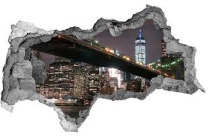 3d fali matrica lyuk a falban Manhattan new york city