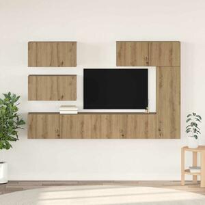 VidaXL TV szekrény garnitúra 6 pcs Artisan tölgy Faanyag