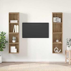 VidaXL TV szekrény garnitúra 4 pcs Artisan tölgy 37 x 37 x 72 cm