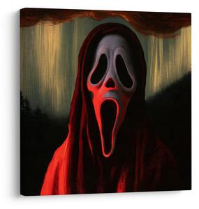 Kép horrorfigura vörös ég alatt