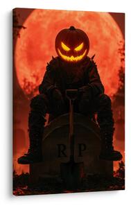 Kép halloweeni rémület vörös hold alatt
