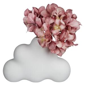CLOUDY váza 23 cm, fehér