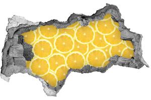 3d fali matrica lyuk a falban Szelet citrom