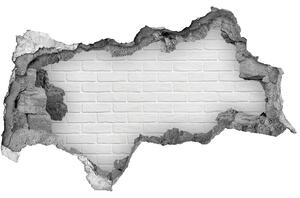 3d fali matrica lyuk a falban Téglafal