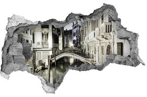 3d lyuk fal dekoráció Velence olaszország