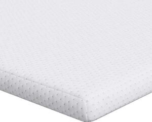 VidaXL Matrac topper Fehér 200 x 200 cm Jacquard Szövet