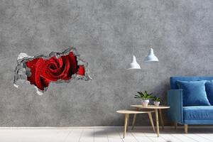 3d lyuk fal dekoráció Csepp a rózsa