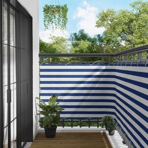 VidaXL Erkély Szúnyogháló Kék és Fehér 110 x 800 cm Oxford Szövet